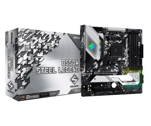 Материнская плата ASRock B550M Steel Legend Socket AM4